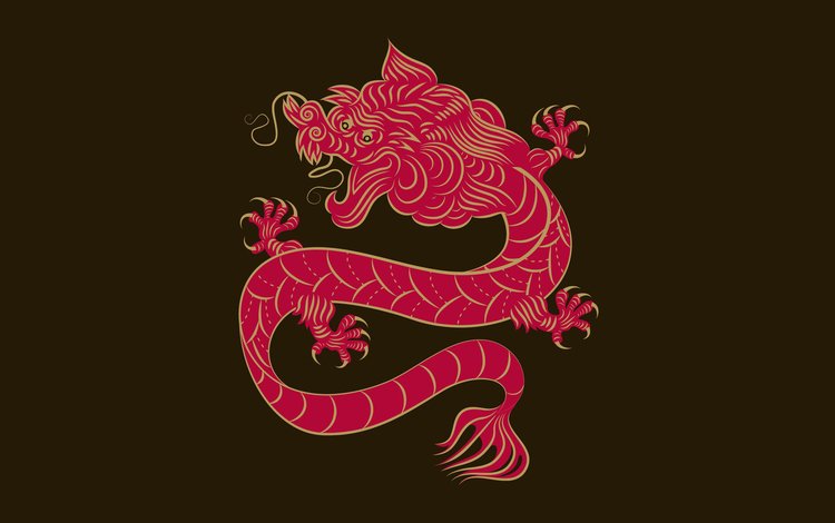 дракон, китай, орнамент, dragon, china, ornament