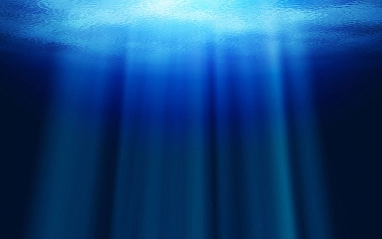 вода, лучи, океан, глубина, water, rays, the ocean, depth
