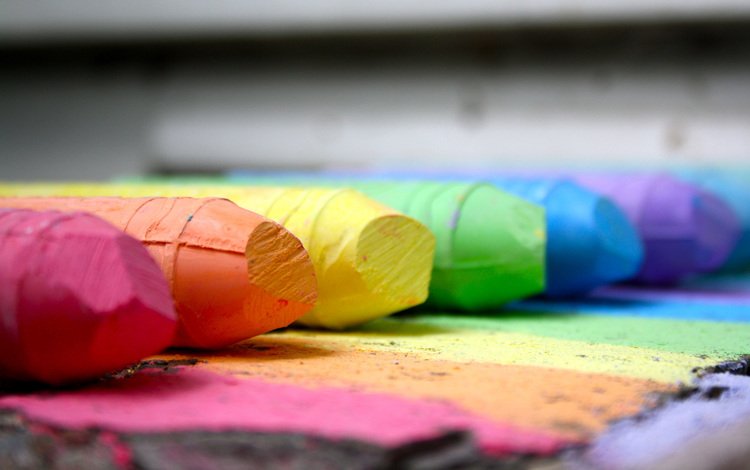 цвета, радуга, творчество, рисование, мелки, изобразительное искусство, color, rainbow, creativity, drawing, crayons, fine art