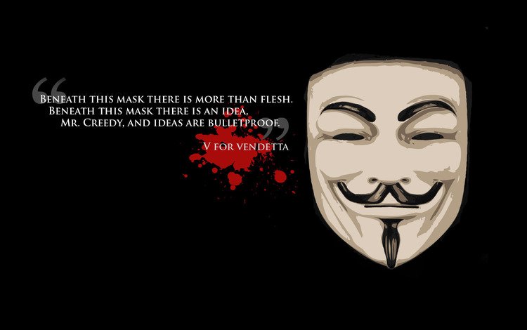 фон, маска, черный, свобода, цитата, v значит вендетта, background, mask, black, freedom, quote, v for vendetta