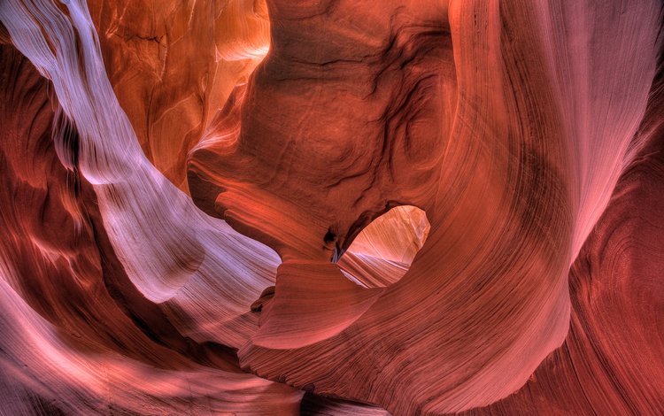 скалы, каньон антилопы, аризона, оранжевый, rocks, antelope canyon, az, orange