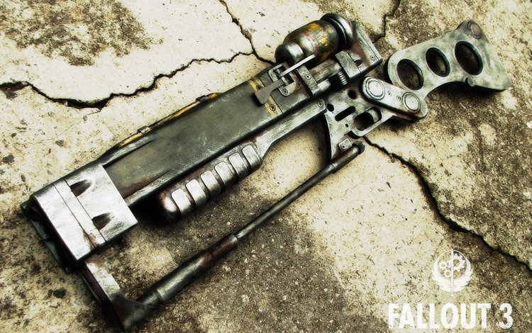 винтовка, fallout 3, лазер, aer9, лазерная, rifle, laser