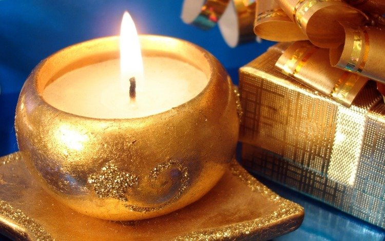 новый год, свеча, праздник, рождество, коробка, new year, candle, holiday, christmas, box