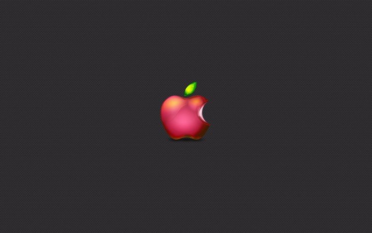 серый, минимализм, яблоко, эппл, grey, minimalism, apple