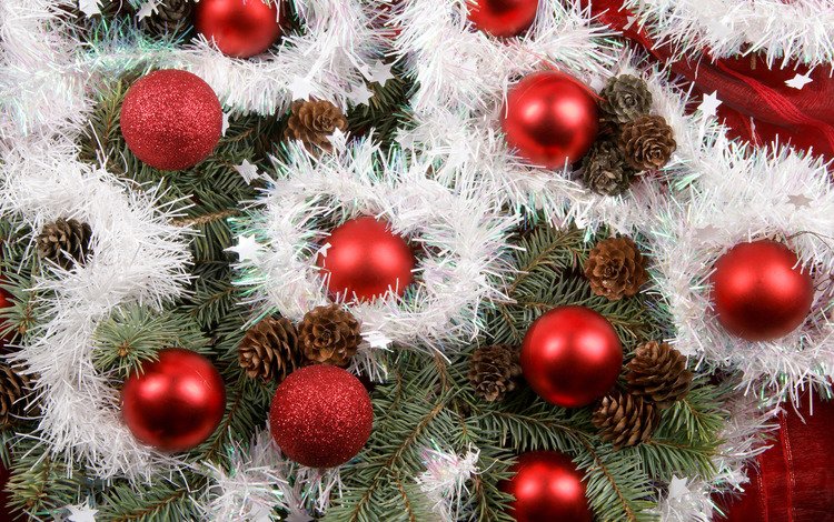 елка, шары, игрушки, праздник, рождество, шишки, tree, balls, toys, holiday, christmas, bumps