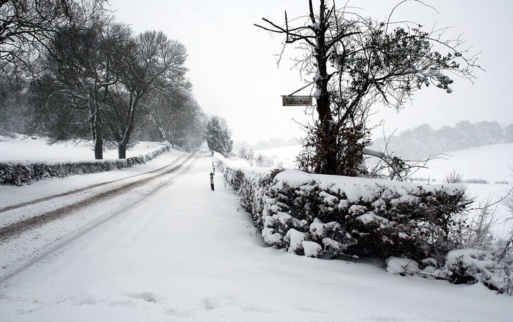 дорога, снег, зима, road, snow, winter