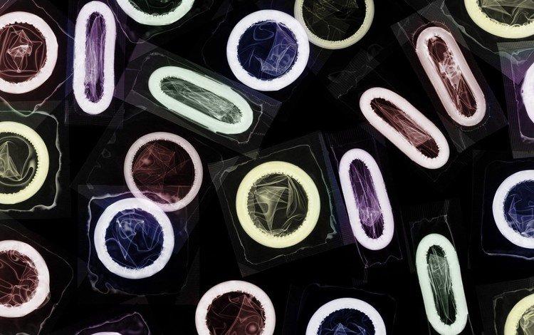 цвет, рентген, презервативы, контрацепция, color, x-ray, condoms, contraception