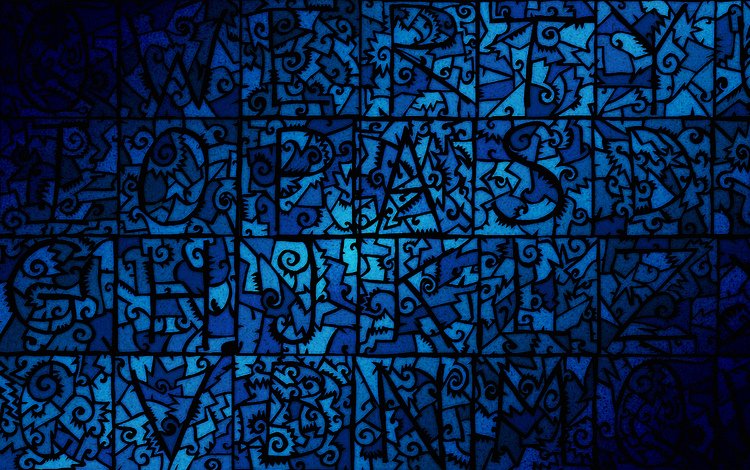 синий, узор, мозаика, десктоп, челюсти, плоский, blue, pattern, mosaic, desktop, jaw, flat