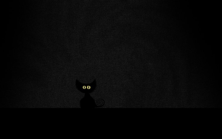глаза, кот, кошка, взгляд, черный, минимализм, eyes, cat, look, black, minimalism