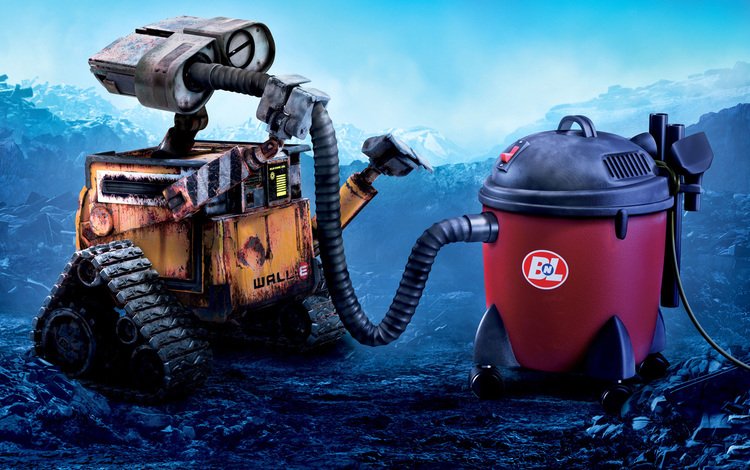 робот, валл-и, пылесос, robot, wall-e, vacuum cleaner