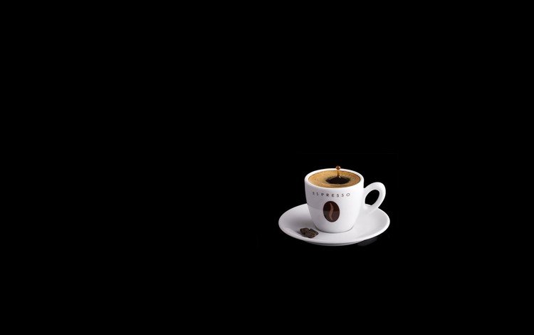 кофе, черный фон, чашка, coffee, black background, cup