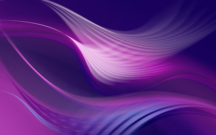 волны, поток, энергия, abstract purple, wave, stream, energy