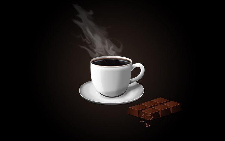 вектор, кофе, минимализм, чашка, шоколад, vector, coffee, minimalism, cup, chocolate