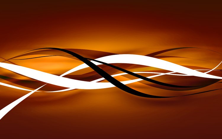 абстракция, линии, оранжевый, abstraction, line, orange
