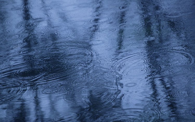 вода, отражение, осень, дождь, лужа, water, reflection, autumn, rain, puddle