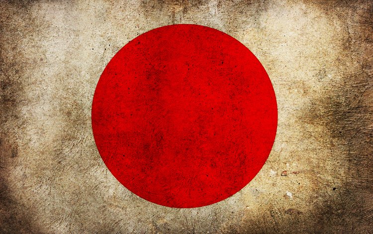 фон, красный, япония, флаг, background, red, japan, flag