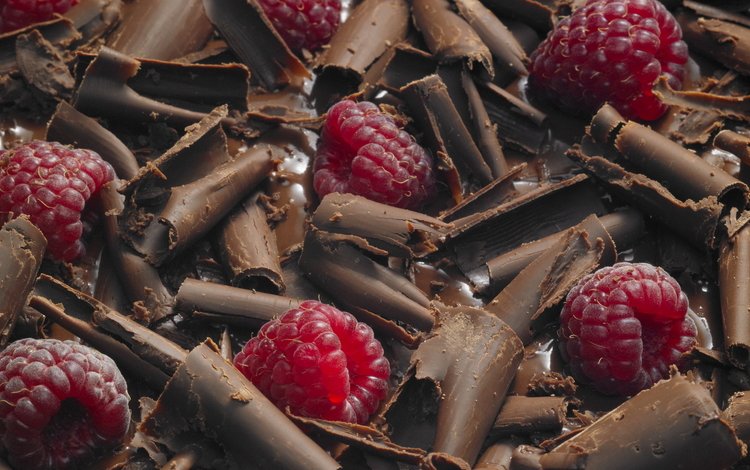 малина, шоколад, raspberry, chocolate
