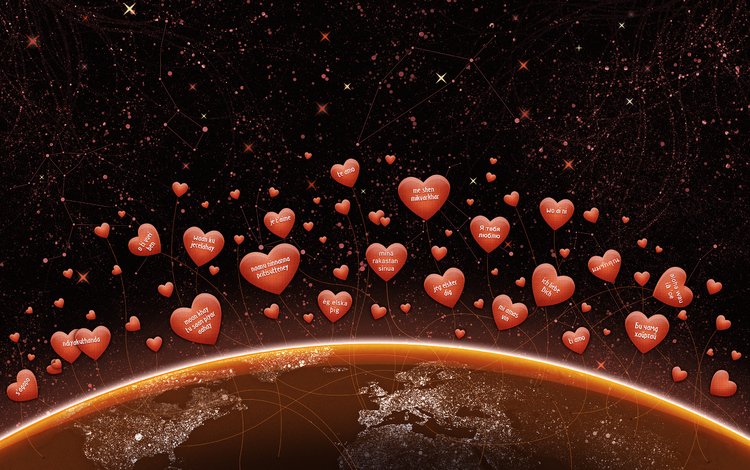 земля, надписи, звезды, я тебя люблю, планета, день влюбленных, мир, любовь, сердечки, день валентина, материки, earth, labels, stars, i love you, planet, the world, love, hearts, valentine's day, continents
