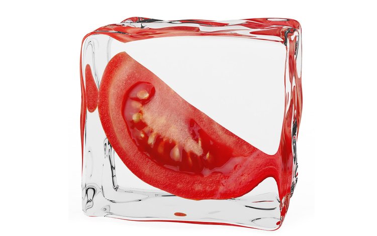 минимализм, ice cube, помидоры, minimalism, tomatoes