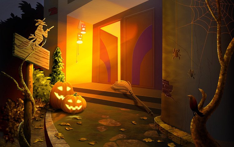 хэллоуин, хеллоуин, ужастик, тыквы, halloween, horror, pumpkin