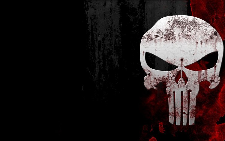 фон, кровь, череп, каратель, background, blood, skull, the punisher