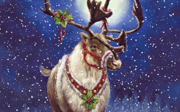рисунок, снег, новый год, олень, рождество, новогодние украшения, figure, snow, new year, deer, christmas, christmas decorations