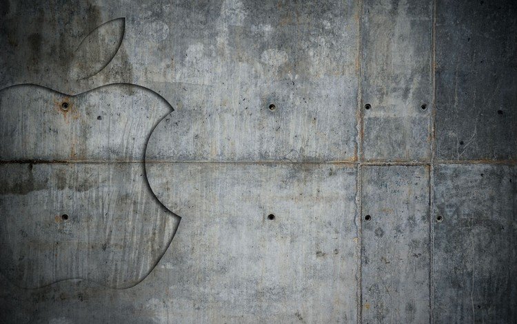 фон, стена, логотип, эппл, background, wall, logo, apple