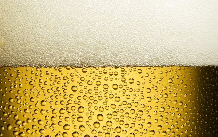 желтый, капли, свежесть, пиво, пена, yellow, drops, freshness, beer, foam