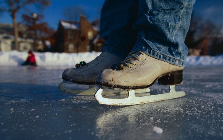 зима, джинсы, каток, коньки, winter, jeans, rink, skates