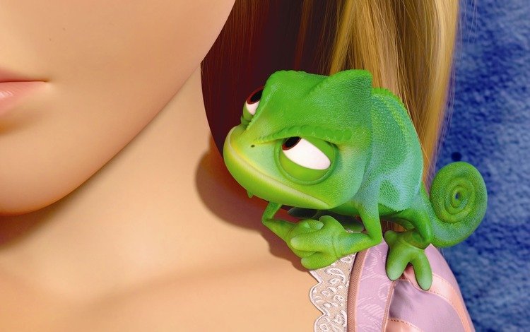 обои, девушка, лягушка, wallpaper, girl, frog
