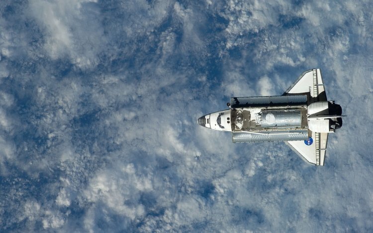 на орбите, земля с космоса, спейс шаттл, in orbit, earth from space, the space shuttle