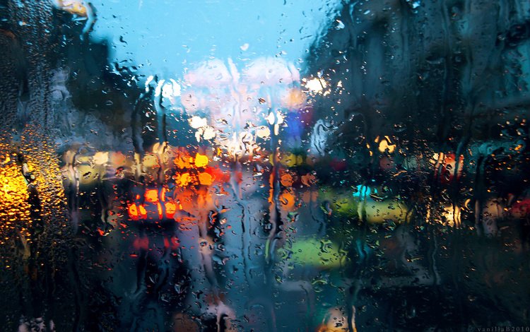 макро, город, дождь, macro, the city, rain