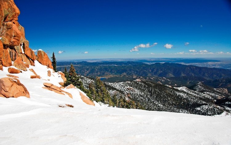 горы, снег, mountains, snow