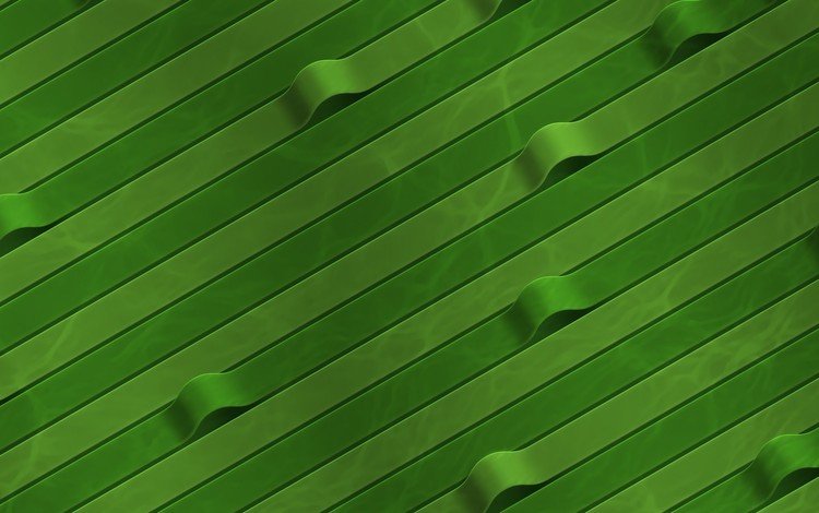 зелёный, изгибы, ленты, green, curves, tape