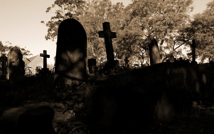 мрак, грусть, кладбище, смерть, печаль, кресты, надгробье, мрачно, тоска, longing, the darkness, sadness, cemetery, death, crosses, tombstone, gloomy