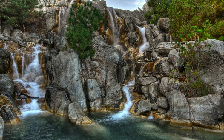 вода, скалы, камни, водопады, water, rocks, stones, waterfalls