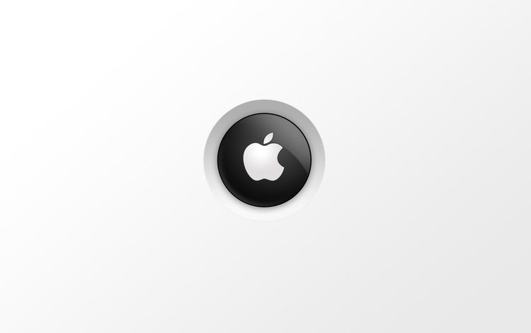 белый, мак, кнопка, эппл, white, mac, button, apple