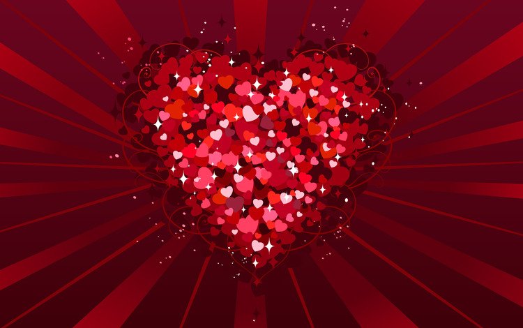 красный, сердце, любовь, день святого валентина, red, heart, love, valentine's day