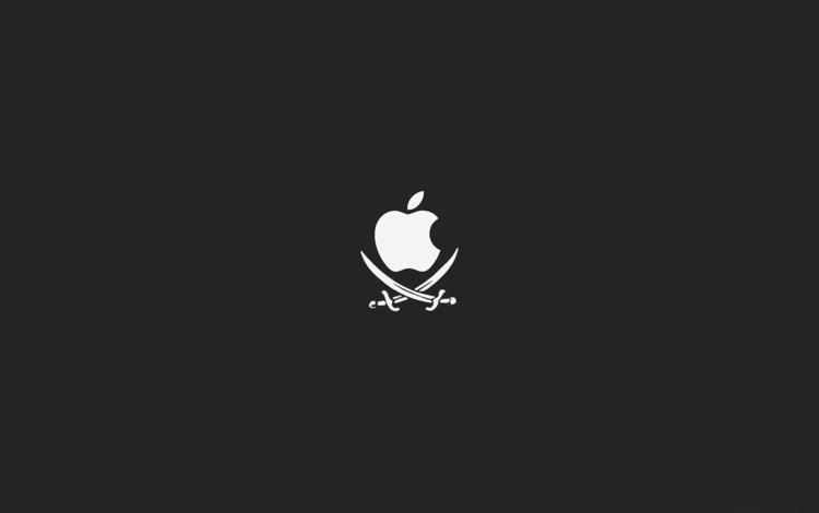 чёрно-белое, сабли, пират, эппл, black and white, swords, pirate, apple