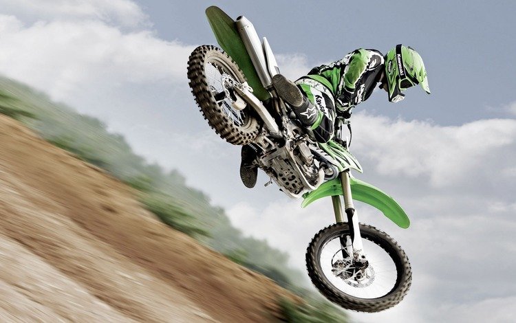 прыжок, мотоцикл, кросс, jump, motorcycle, cross