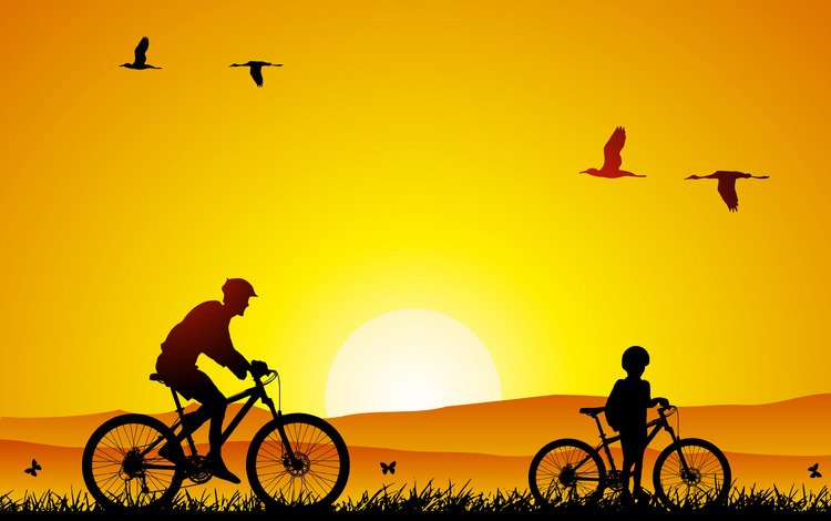 природа, настроение, минимализм, настроения, прогулка, папа, сын, велосипеды, птины, tiny, nature, mood, minimalism, walk, dad, son, bikes