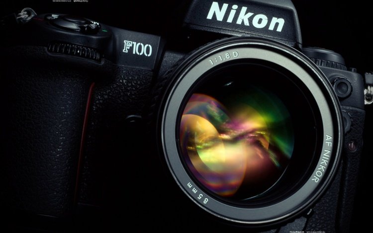 фотоаппарат, объектив, никон, the camera, lens, nikon