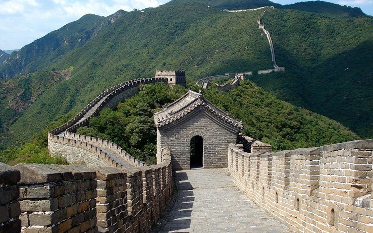 стена, великая, китайская, wall, great, chinese