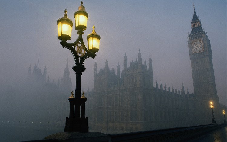 свет, биг бен, туман, лондон, часы, башня, англия, фонарь, смог, light, big ben, fog, london, watch, tower, england, lantern, could