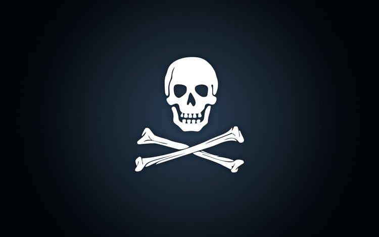 фон, кости, пиратская эмблема, background, bones, pirate emblem