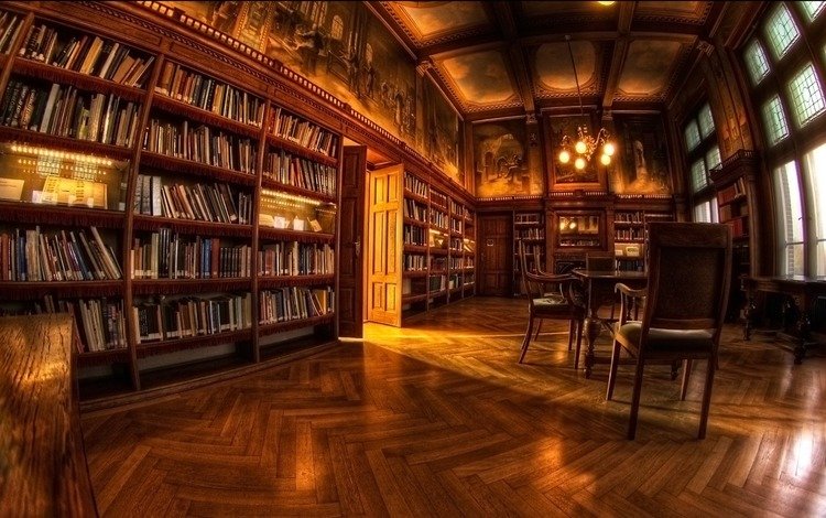 обои, комната, библиотека, wallpaper, room, library