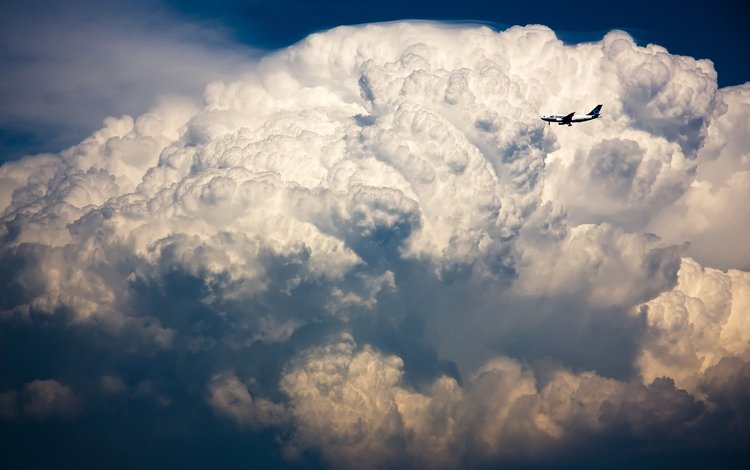 небо, самолет, шторм, грозовая туча, the sky, the plane, storm, storm cloud