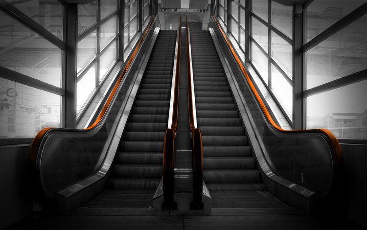 перила, эскалатор, railings, escalator