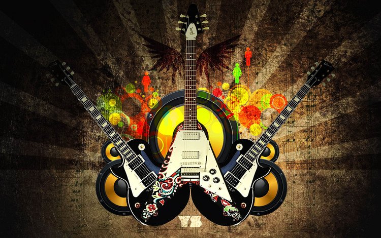 лого, гитары, звук, logo, guitar, sound