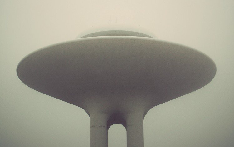 туман, тарелка, объект, fog, plate, object